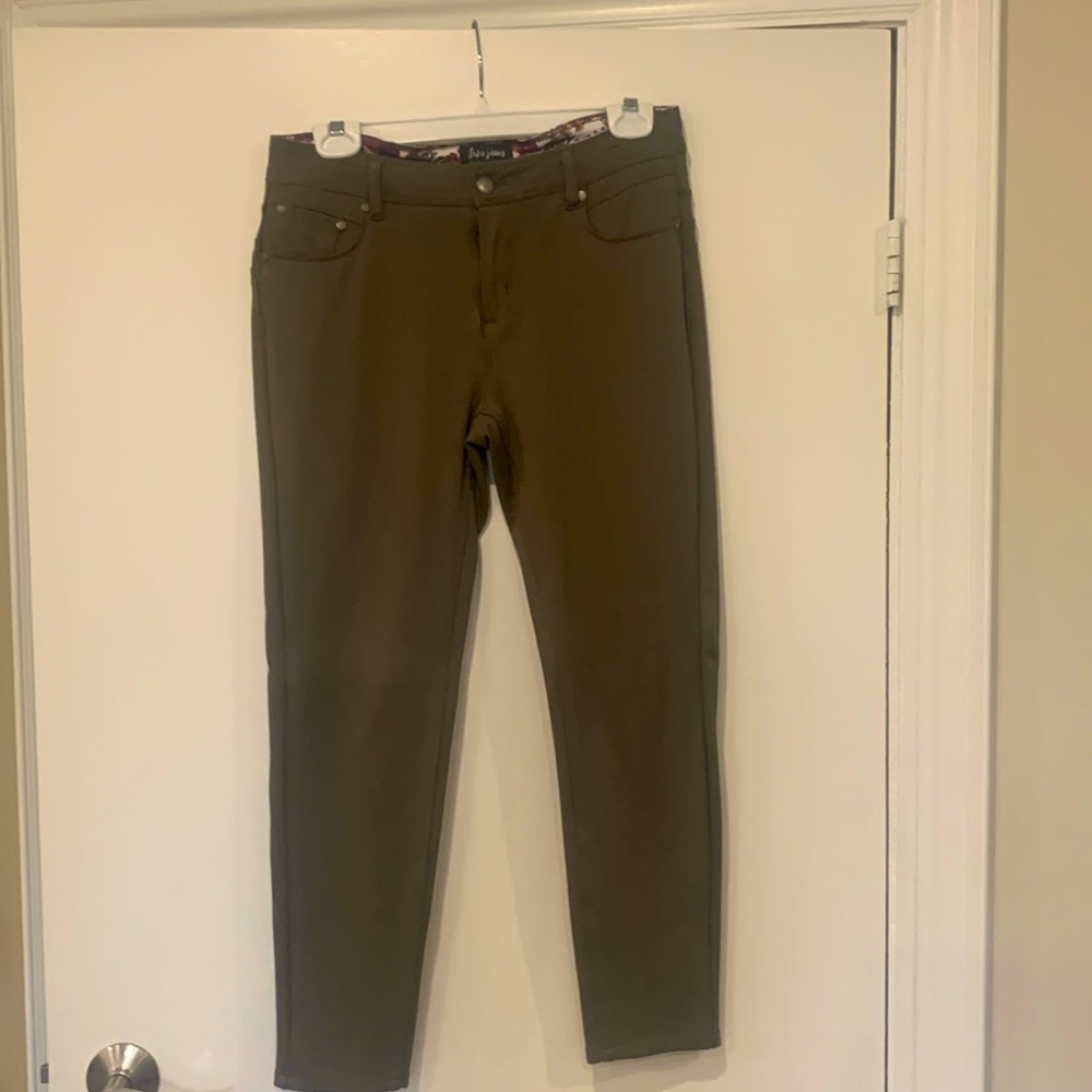 Suko Jeans stretch olive jogging like new
